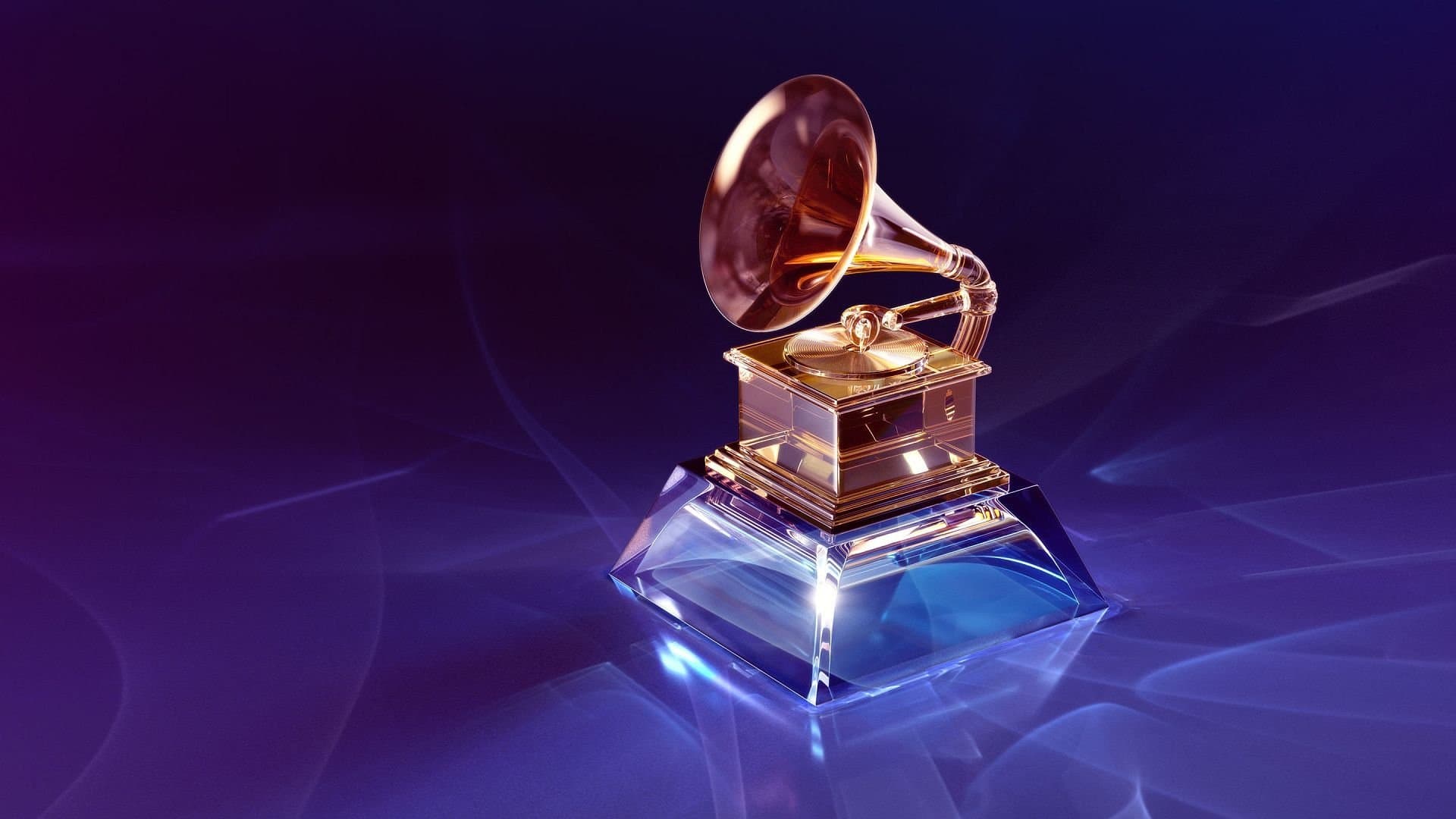 The Grammys backdrop