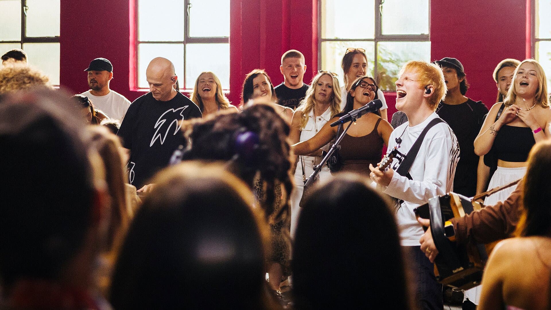 Ed Sheeran: Amazon Music Songline backdrop