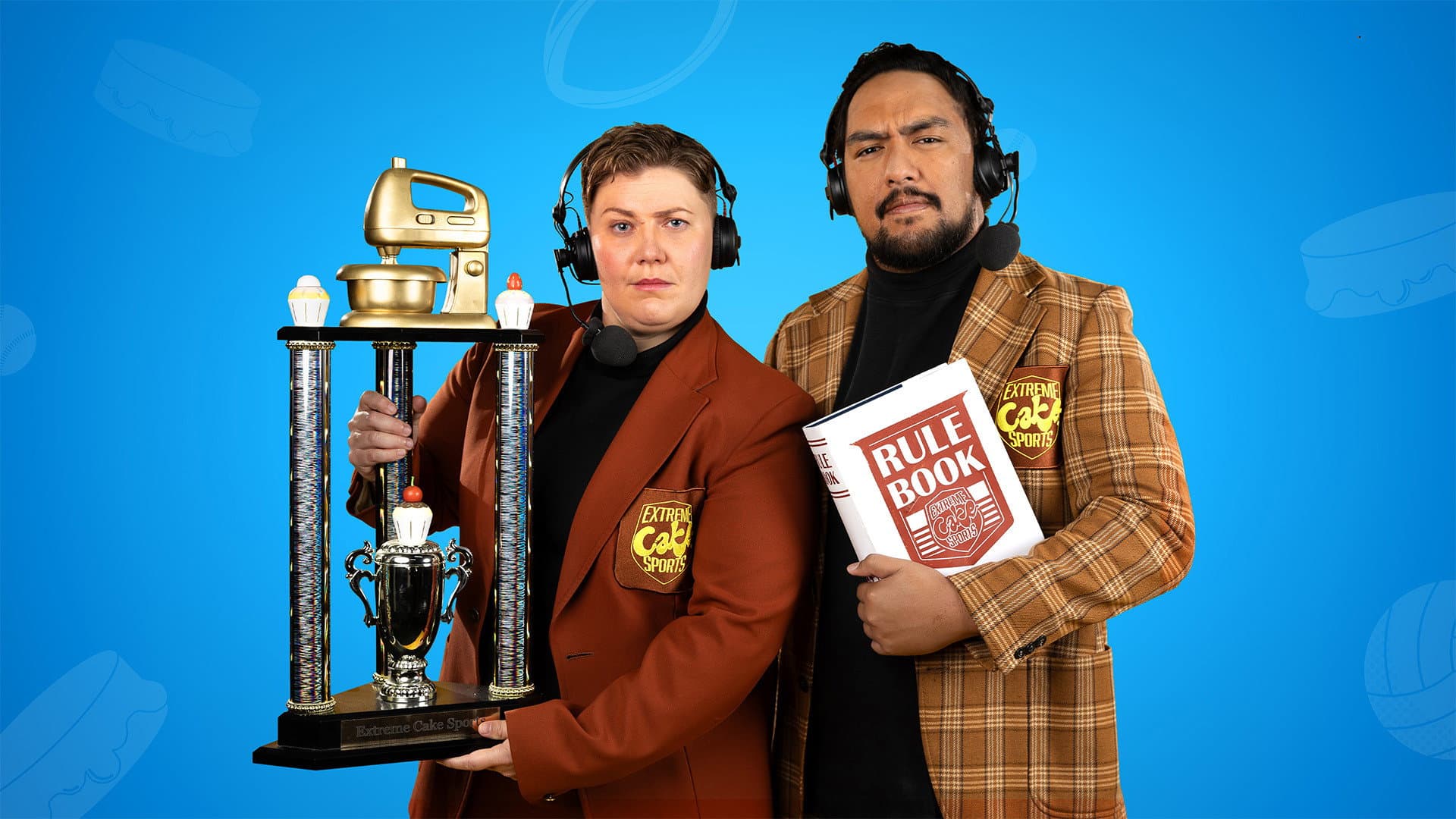 Extreme Cake Sports backdrop