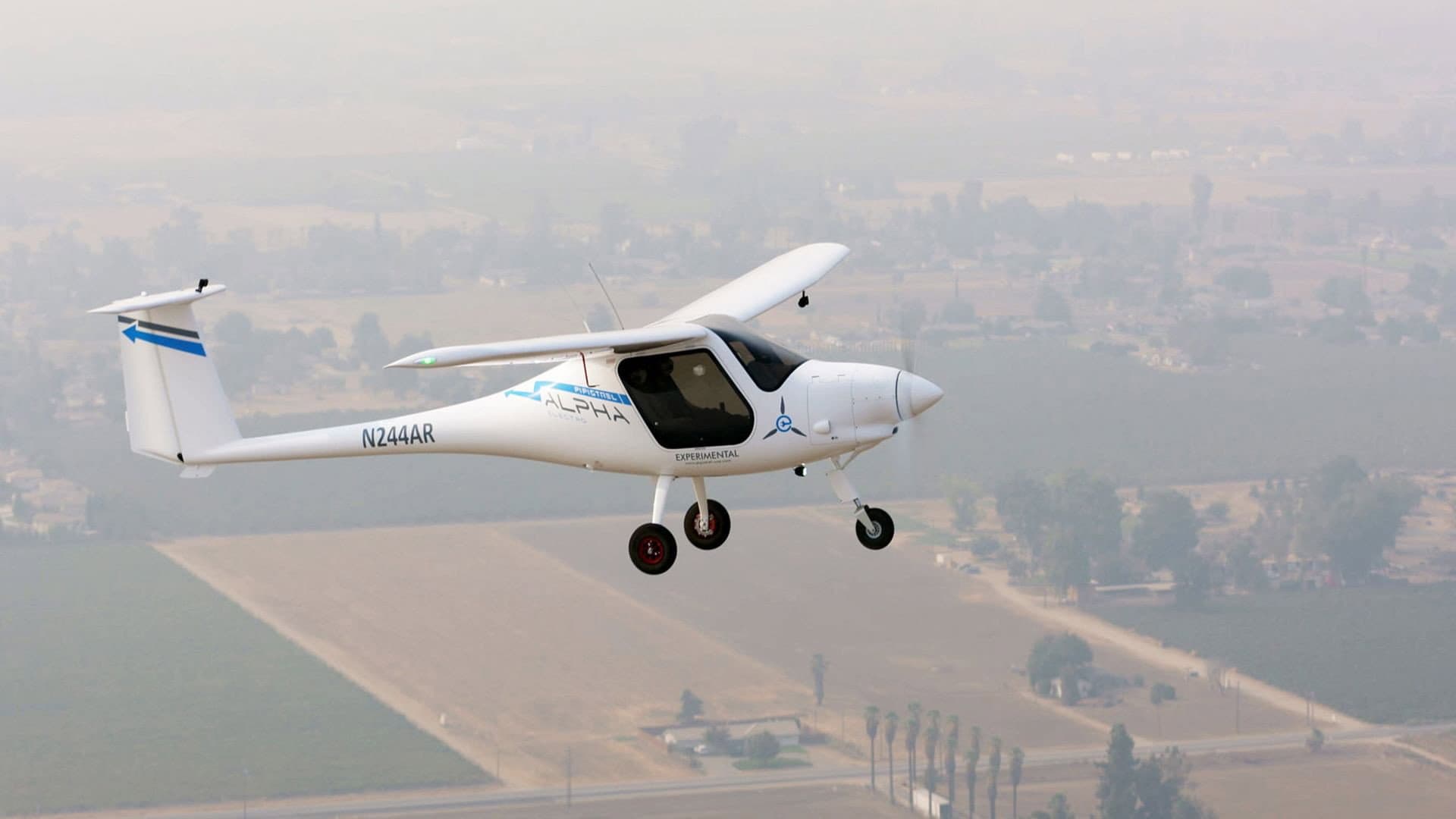 The Great Electric Airplane Race backdrop