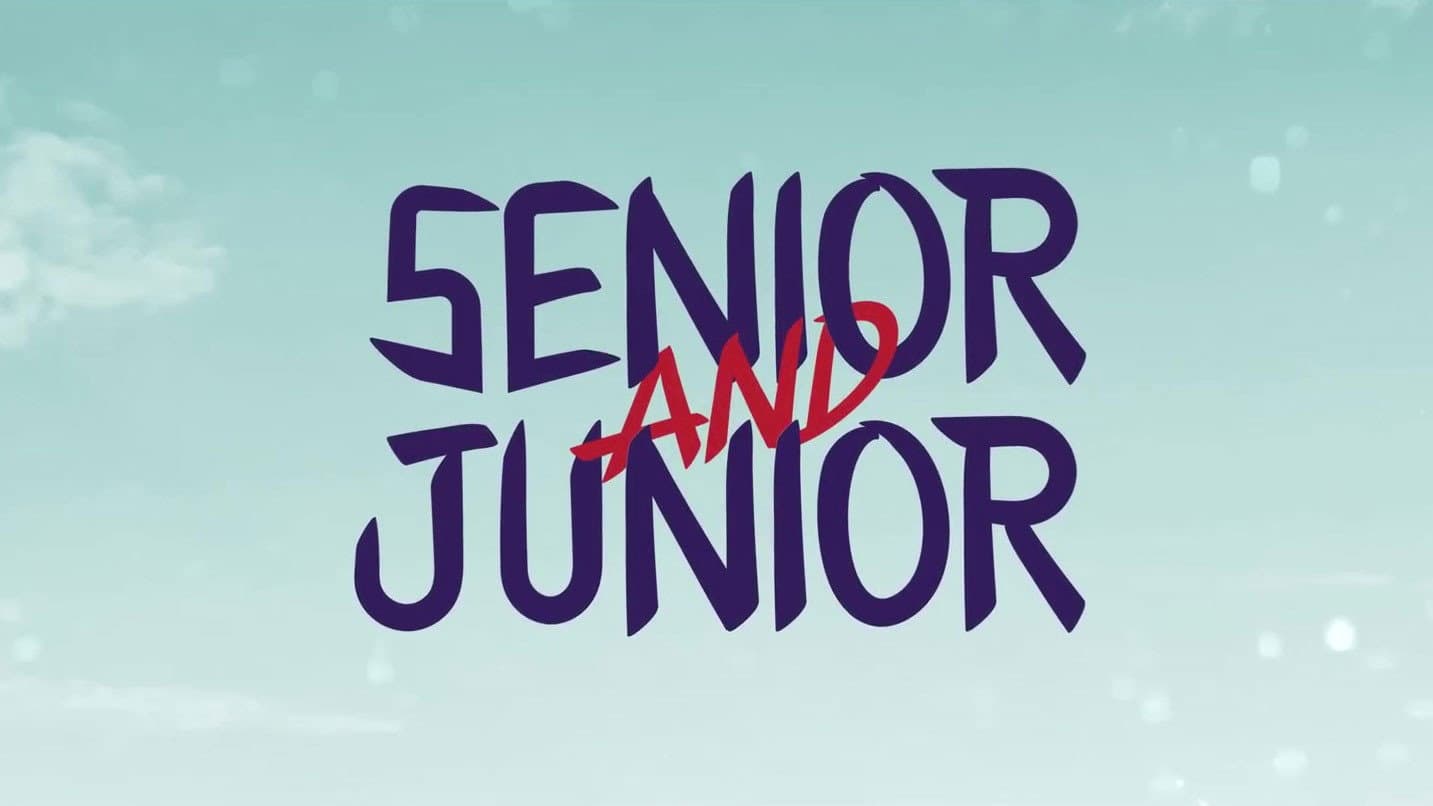 Senior and Junior backdrop