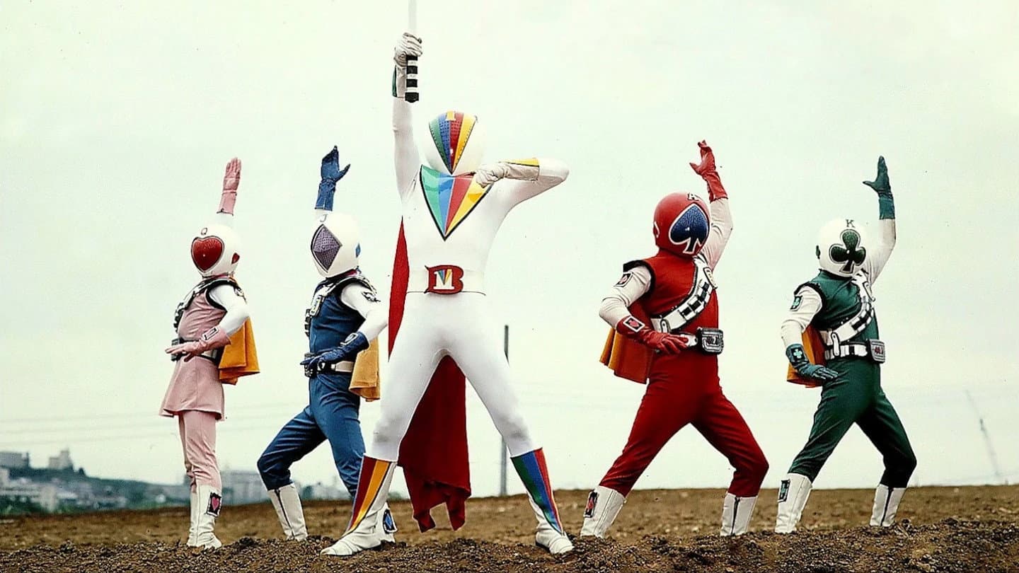 J.A.K.Q. Dengekitai backdrop