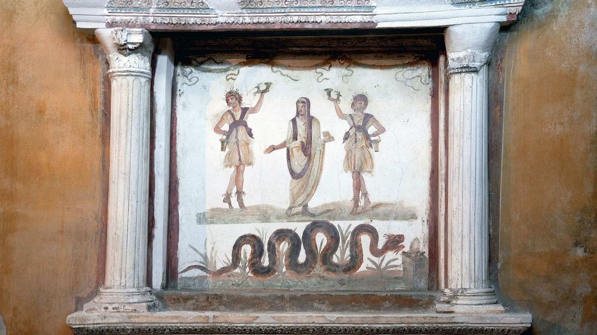 Pompeii: The New Dig backdrop