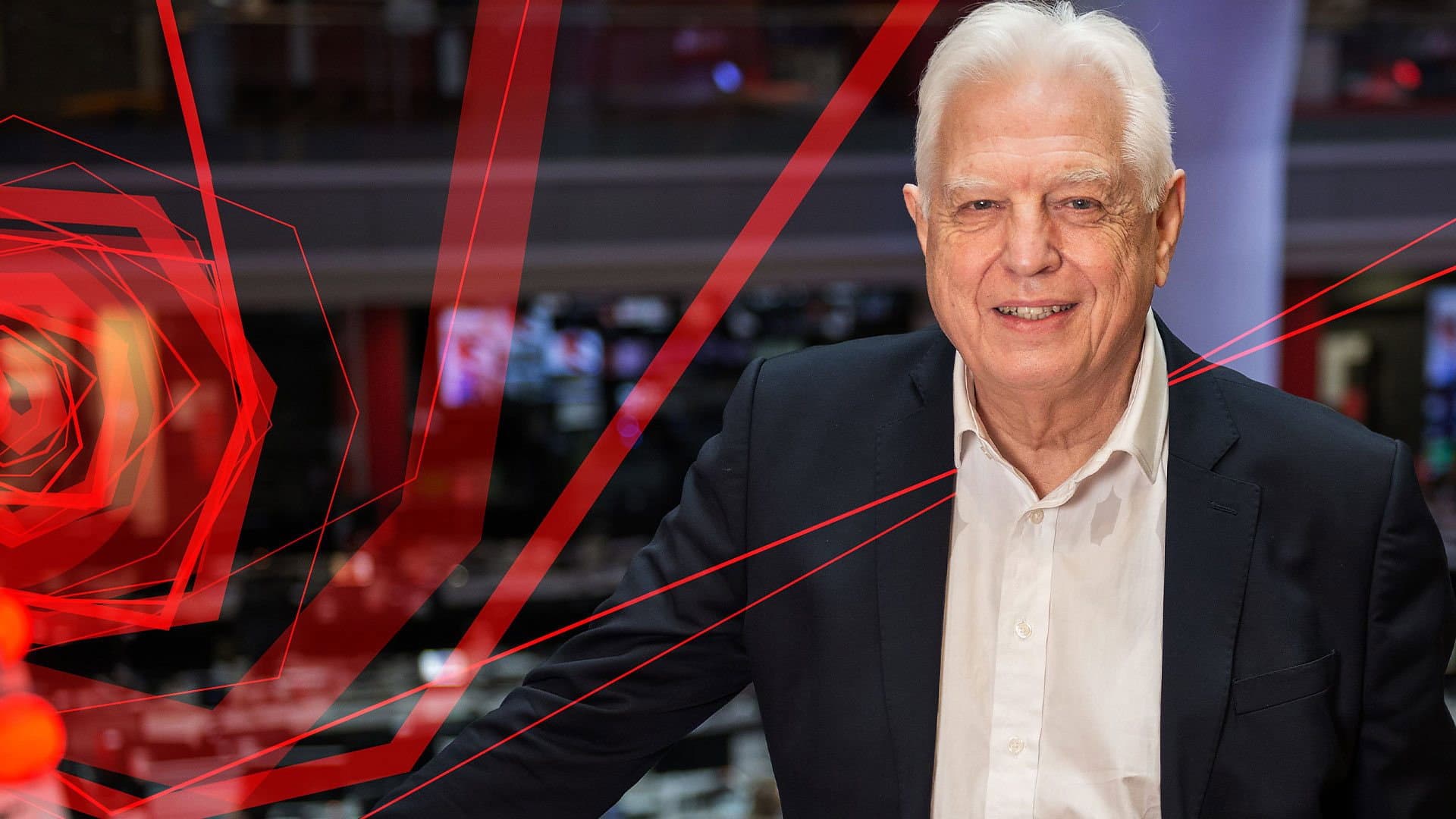 Unspun World with John Simpson backdrop
