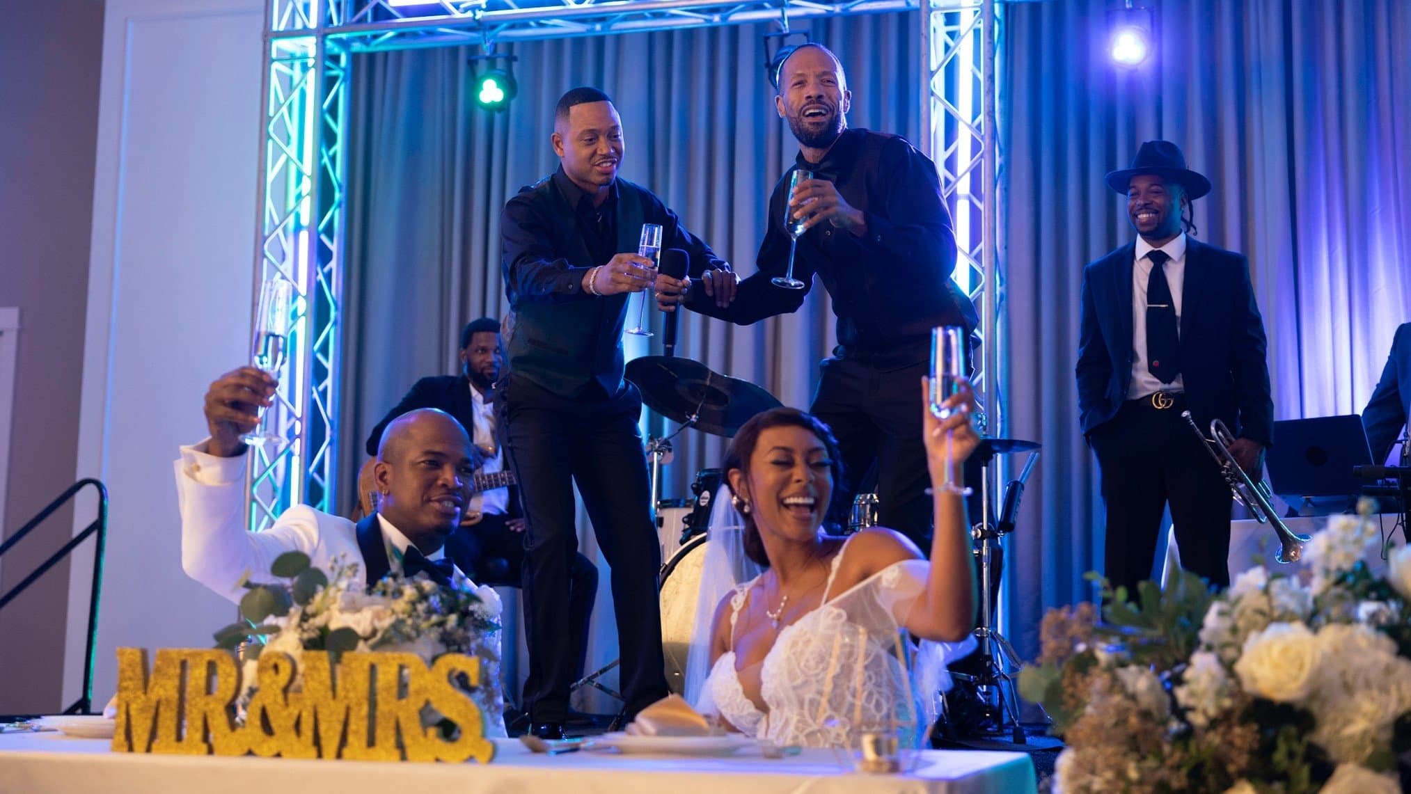 Hip Hop Family Christmas Wedding backdrop