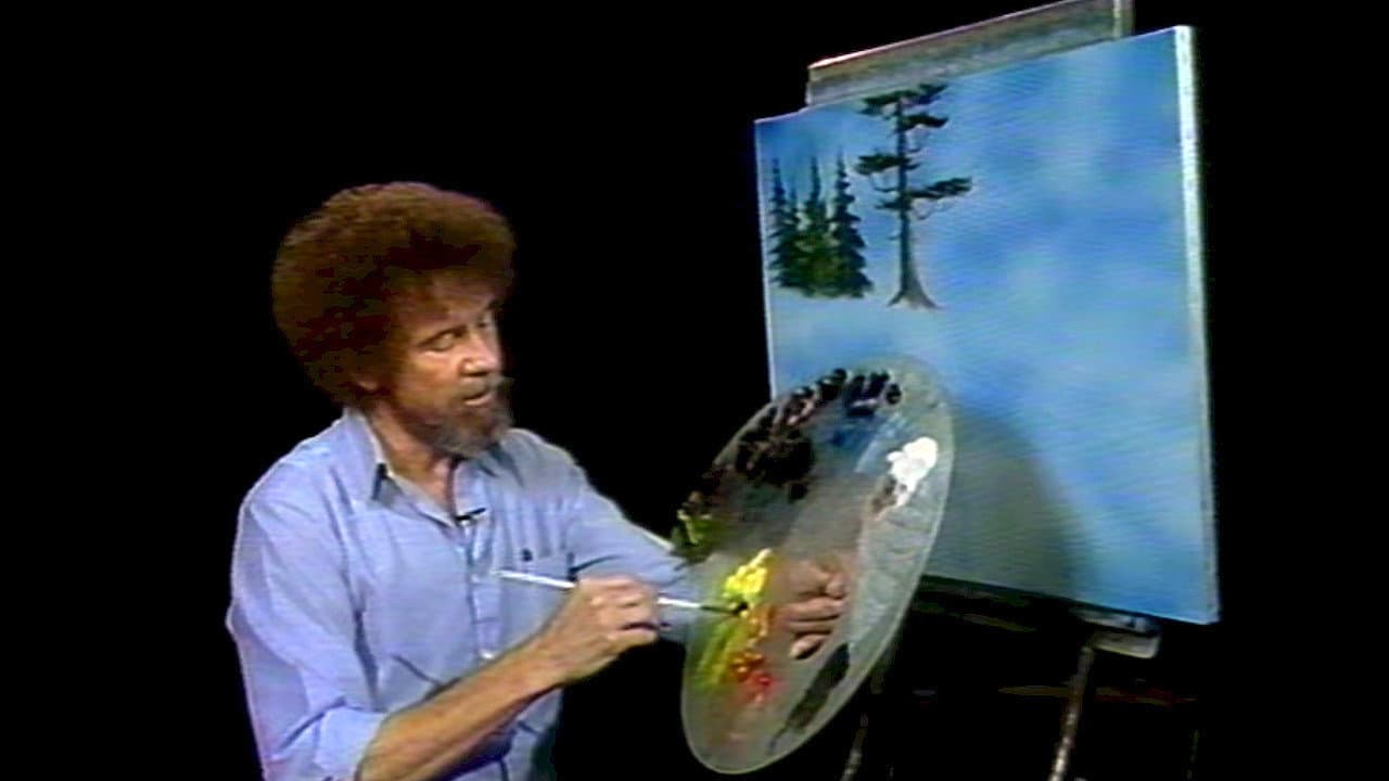 The Joy of Painting with Bob Ross Instructional backdrop
