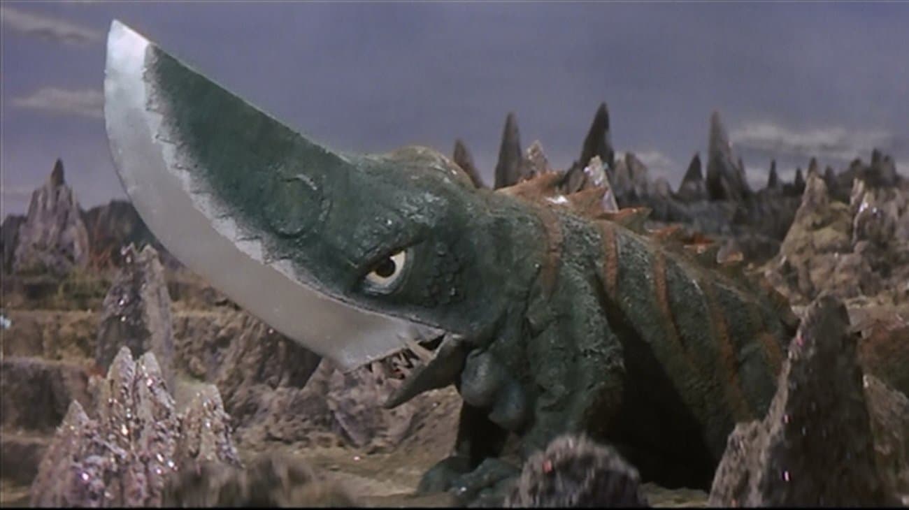 Gamera vs. Guiron backdrop